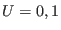 $ U={0,1}$