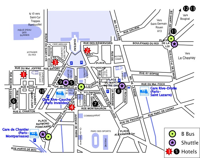 Versailles map